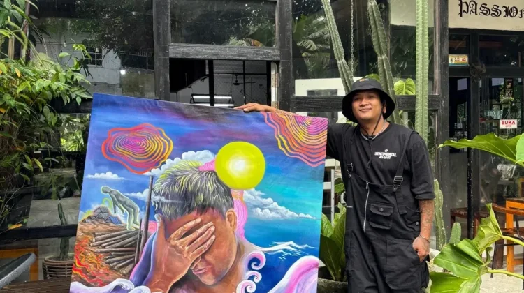 Potret Yogawildbornean, Mural Jadi Media Ekspresi Seniman Muda Kalbar