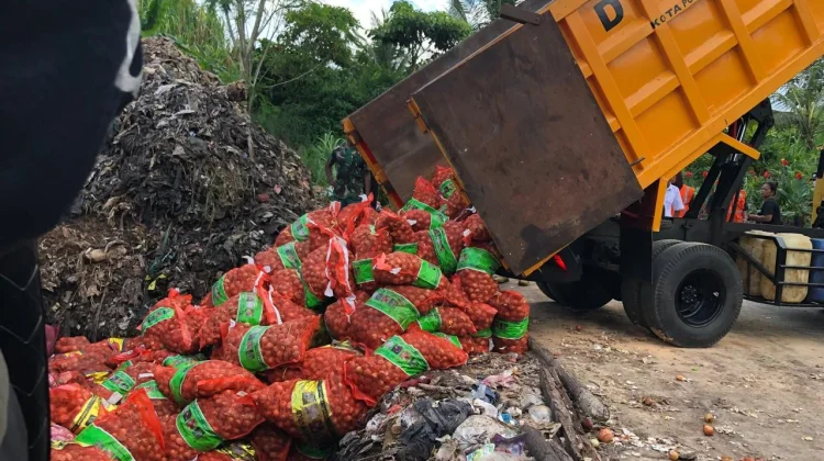 Penampakan Puluhan Ton Pangan Ilegal Dimusnahkan