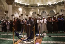 Suasana Masjid Raya Mujahidin Pontianak di 10 Hari Terakhir Ramadan 1447 H
