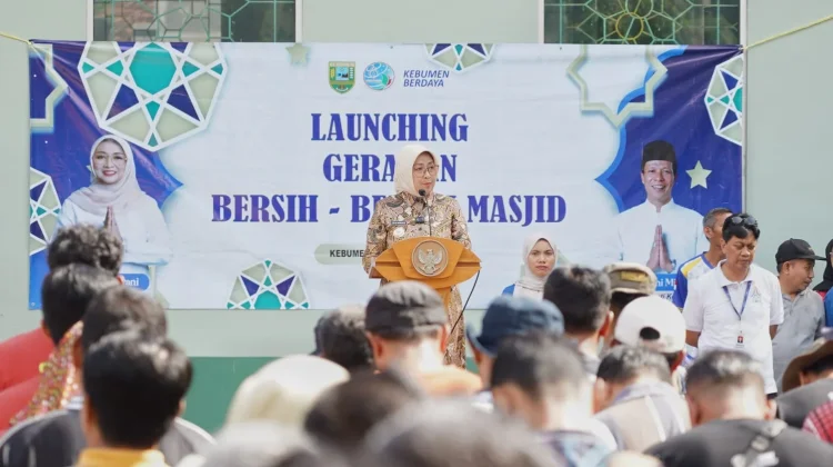 Kegiatan Peluncuran "Gerakan Bersih-Bersih Masjid" Pemkab Kebumen