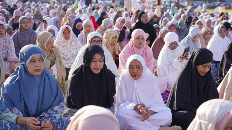 Pelaksanaan Ibadah Salat Idulfitri 1447 H di Alun-alun Pancasila Kebumen