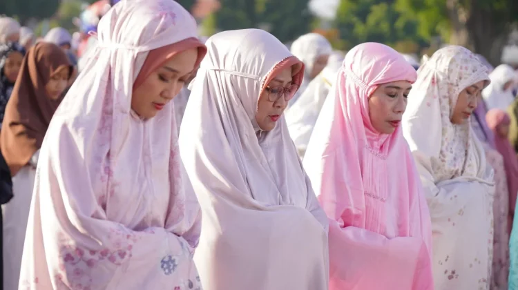 Pelaksanaan Ibadah Salat Idulfitri 1447 H di Alun-alun Pancasila Kebumen