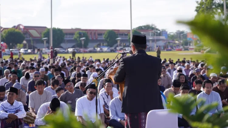 Pelaksanaan Ibadah Salat Idulfitri 1447 H di Alun-alun Pancasila Kebumen