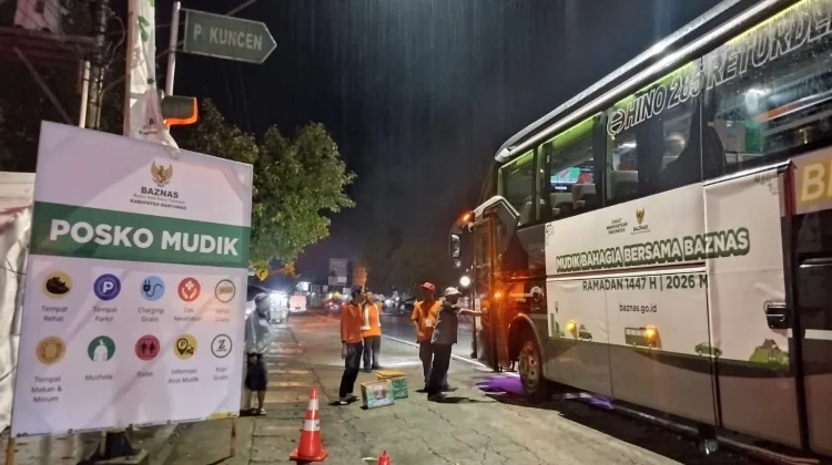 Pos Siaga Mudik Baznas Banyumas Sediakan Layanan Gratis bagi Pemudik