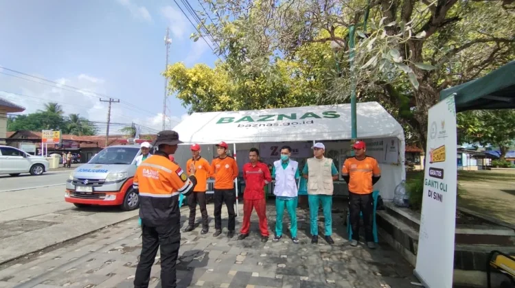 Pos Siaga Mudik Baznas Banyumas Sediakan Layanan Gratis bagi Pemudik