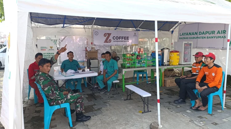 Pos Siaga Mudik Baznas Banyumas Sediakan Layanan Gratis bagi Pemudik