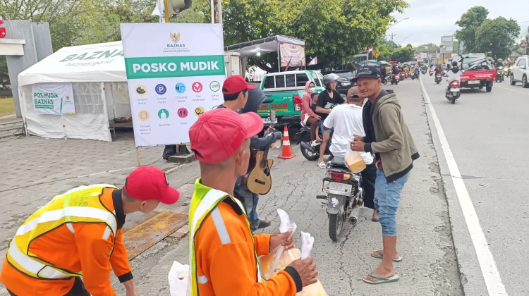 Pos Siaga Mudik Baznas Banyumas Sediakan Layanan Gratis bagi Pemudik