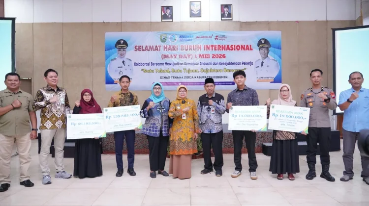 Perayaan Peringatan May Day 2025 Kabupaten Kebumen