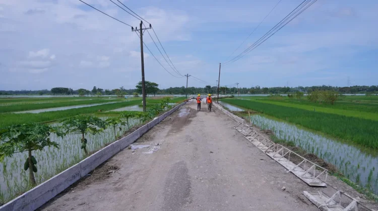 Bupati Kebumen Lilis Nuryani Cek Kondisi Lapangan Perbaikan Jalan dan Jembatan