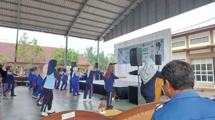 Kegiatan Aksi Bergizi di SMK 1 Karanggayam Kebumen