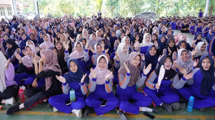 Kegiatan Aksi Bergizi di SMK 1 Karanggayam Kebumen