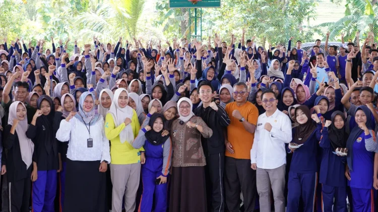 Kegiatan Aksi Bergizi di SMK 1 Karanggayam Kebumen
