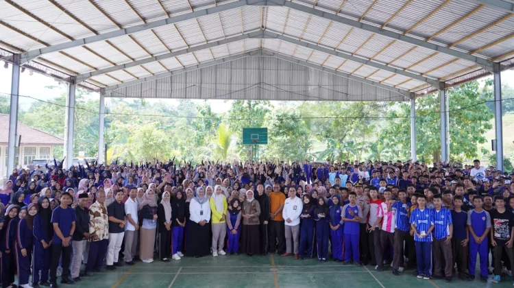 Kegiatan Aksi Bergizi di SMK 1 Karanggayam Kebumen