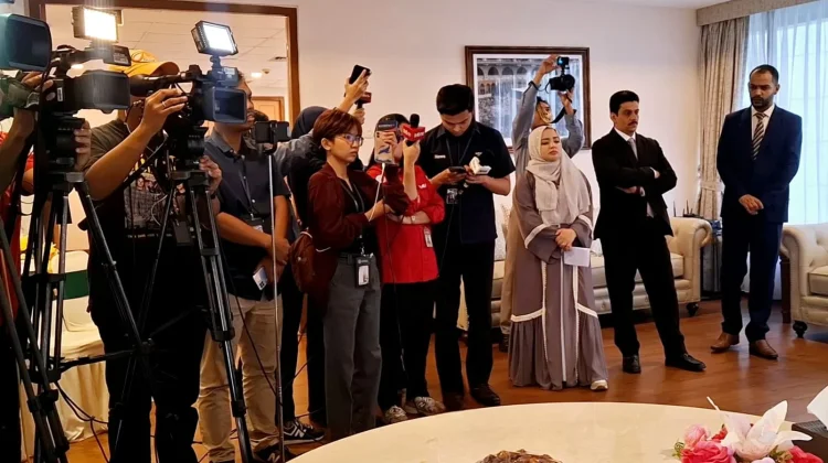 Kedubes Arab Saudi Gelar Konferensi Pers terkait Serangan Iran