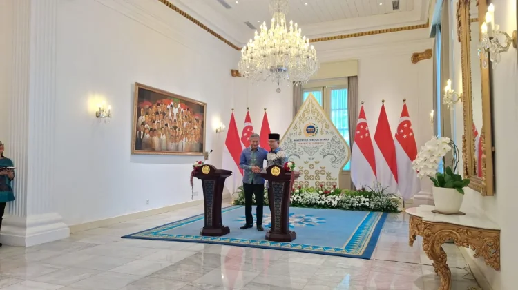 Menlu RI-Menlu Singapura Gelar Pertemuan Bilateral di Jakarta