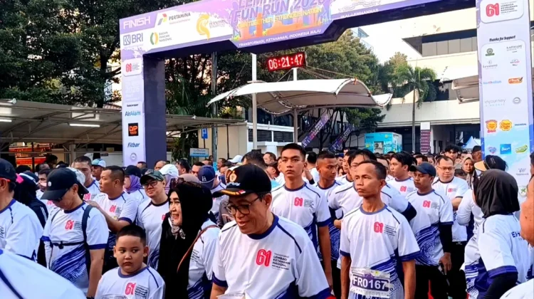 Lemhannas Tegaskan Komitmen Perkuat Ketahanan Nasional lewat Fun Run 2026