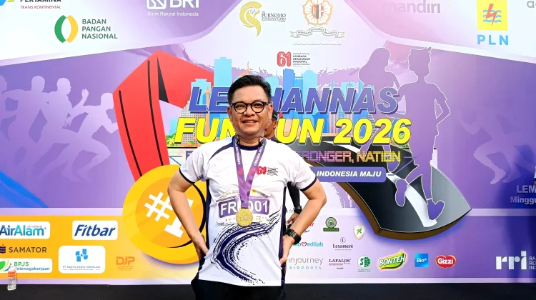Lemhannas Tegaskan Komitmen Perkuat Ketahanan Nasional lewat Fun Run 2026