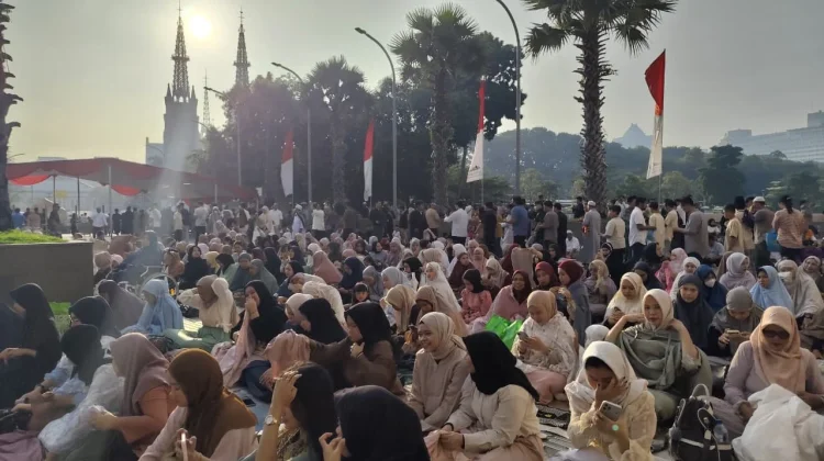 Suasana Masjid Istiqlal saat Salat Iduladha 1447 Hijriah