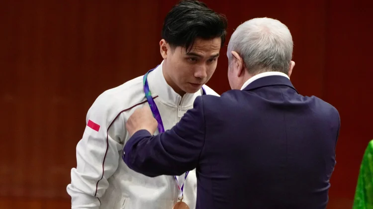 Medali Pertama Indonesia di Asian Games 2026, Inilah Penampilan Atlet Wushu Seraf