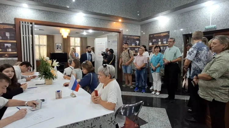 Kedubes Rusia Gelar Pemungutan Suara Pemilihan Anggota Parlemen di Jakarta