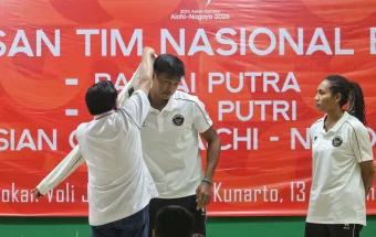 PBVSI Lepas Timnas Voli Putri dan Voli Pantai Putra dengan Harapan Besar