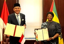 Indonesia dan Sao Tome dan Principe Tandatangani Perjanjian Bebas Visa