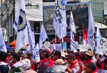 Buruh GSPMII Suarakan UU Ketenagakerjaan dan Tolak Upah Murah