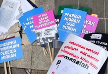 Aliensi Perempuan Indonesia Gelar Aksi Damai di Kawasan Sarinah saat May Day 2026