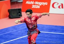 Naro Siregar Wins Bronze, Indonesian Wushu’s First Asian Games Medal