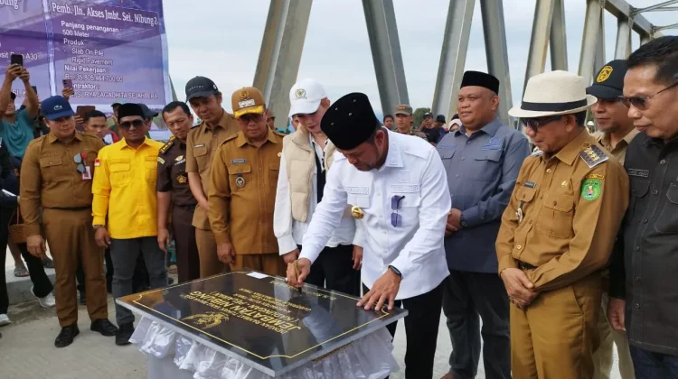 Diresmikan Gubernur Rudy, Jembatan Nibung Akses Tingkatkan Ekonomi Kerakyatan
