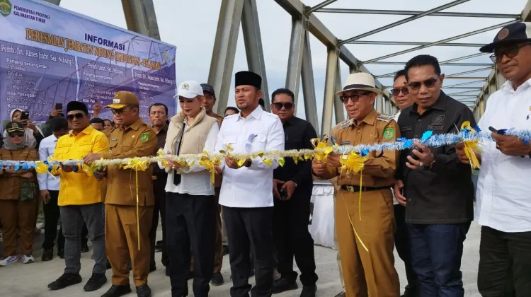 Diresmikan Gubernur Rudy, Jembatan Nibung Akses Tingkatkan Ekonomi Kerakyatan