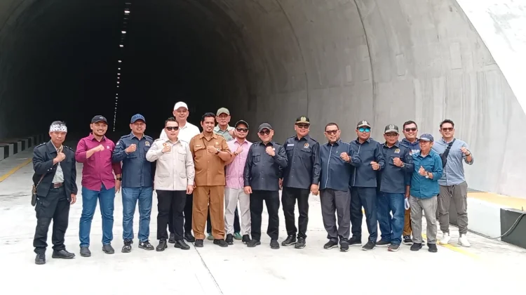 DPRD Samarinda Tinjau Progres Perbaikan Terowongan Pasca Longsor