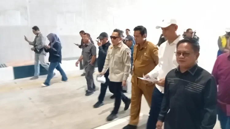 DPRD Samarinda Tinjau Progres Perbaikan Terowongan Pasca Longsor