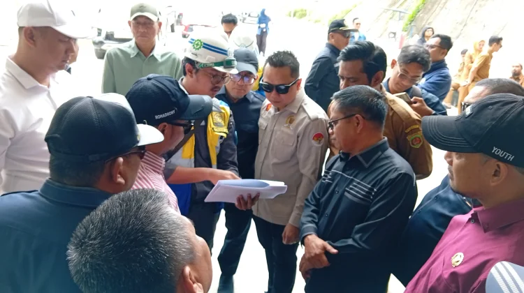 DPRD Samarinda Tinjau Progres Perbaikan Terowongan Pasca Longsor