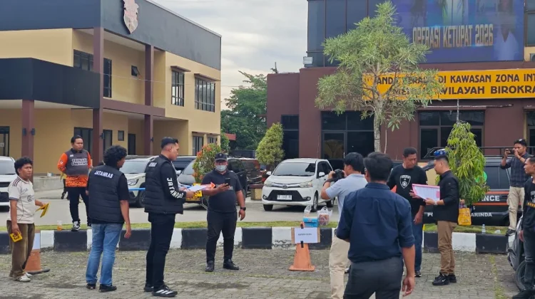 Rekontruksi Kasus Penikaman di Gunung Manggah yang Menewaskan Seorang Pria