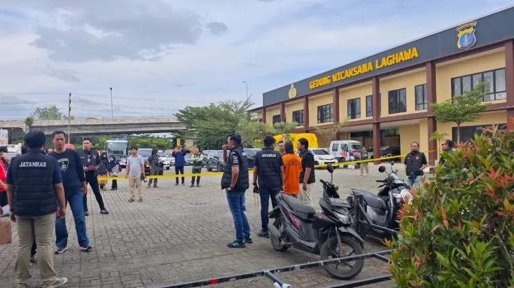 Rekontruksi Kasus Penikaman di Gunung Manggah yang Menewaskan Seorang Pria