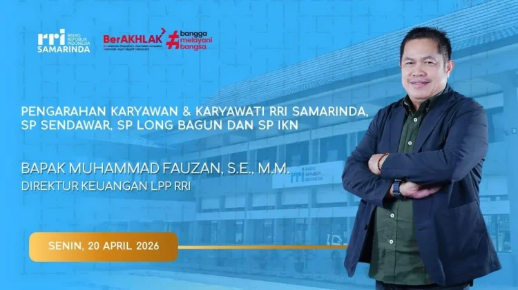 Pengarahan direktur Keuangan LPP RRI Bapak Muhammad Fauzan