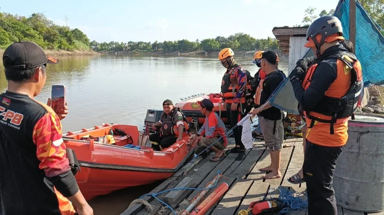 Perahu Tenggelam di Sungai Belayan Kukar, Tim SAR Temukan Korban Meninggal