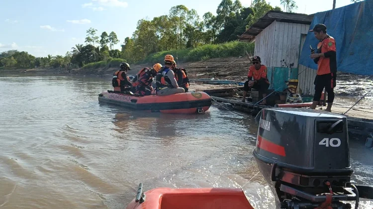 Perahu Tenggelam di Sungai Belayan Kukar, Tim SAR Temukan Korban Meninggal