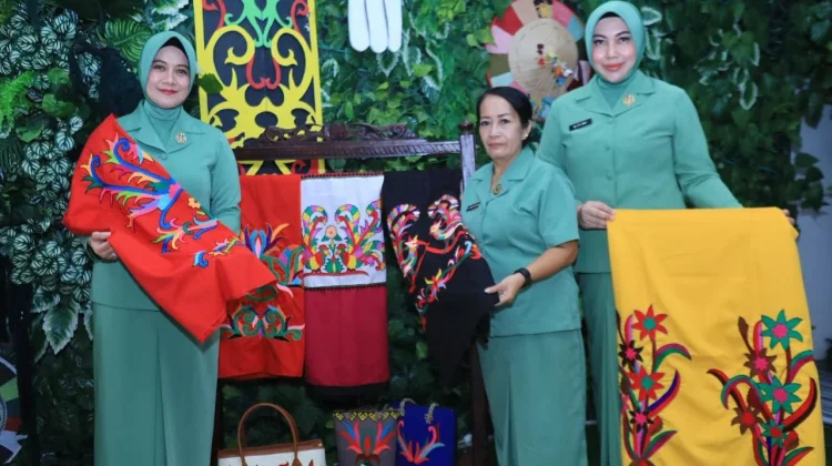 Sulam Tumpar Kalimantan Timur Siap Memukau Jakarta di Ajang Persit Bisa 2