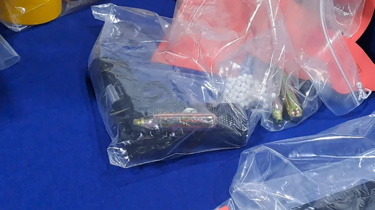 Barang Bukti Kasus Perampokan di Loa Janan Ilir, Dipicu Utang Piutang