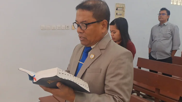 Suasana Ibadah Kenaikan Yesus Kristus di GPdI Temindung Samarinda