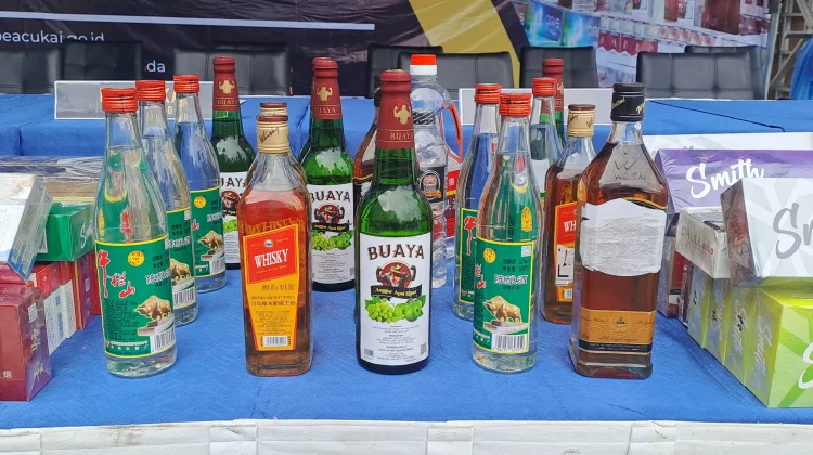Bea Cukai Samarinda Musnahkan Rokok dan Miras Ilegal Senilai Rp3 Miliar