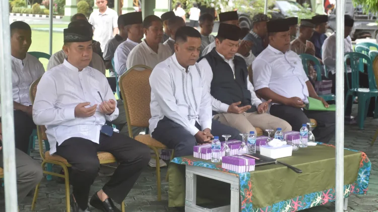 Korem 091 ASN Salurkan Hewan Kurban Idul Adha