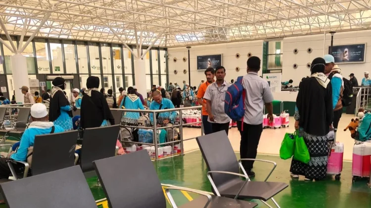 Kepulangan Kloter BPN 4 Dari Tanah Suci Berjalan Lancar, 360 Jemaah Pulang Lengkap