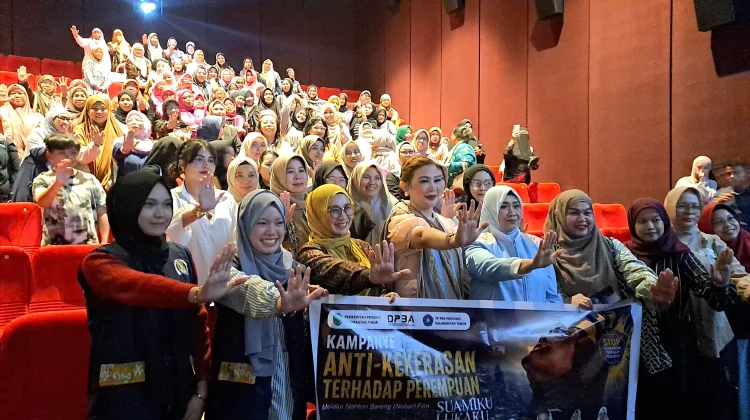 Edukasi Cegah KDRT, DP3A Kaltim Gandeng TP-PKK Gelar Nobar Film Suamiku Lukaku