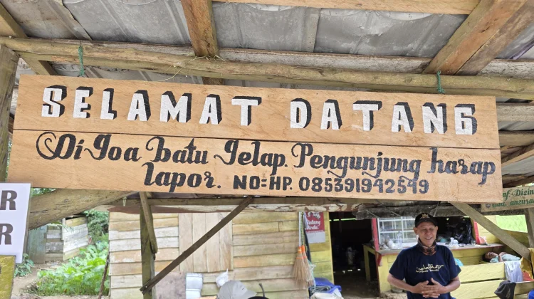 Menjelajah Goa Batu Gelap, Wisata Alam di Desa Sukamaju Tenggarong Seberang