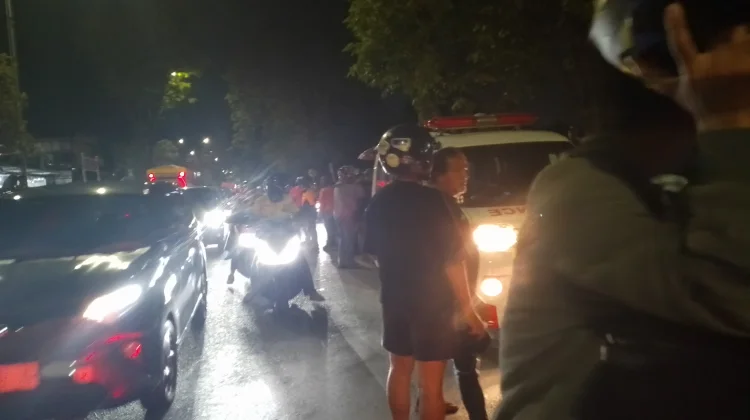 Kecelakaan di Jalan Slamet Riadi, Arus Lalu Lintas Sempat Tersendat