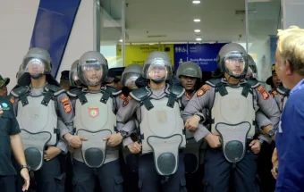 Simulasi Penanganan Keadaan Darurat di Bandara APT Pranoto Samarinda