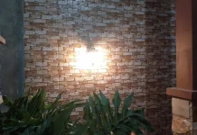 Dinding Keramik Teras Estetik Hunian  Terlihat Mewah